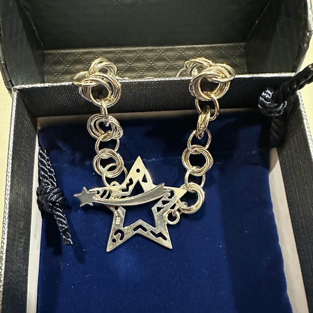 Sterling Silver Shooting Star Bracelet